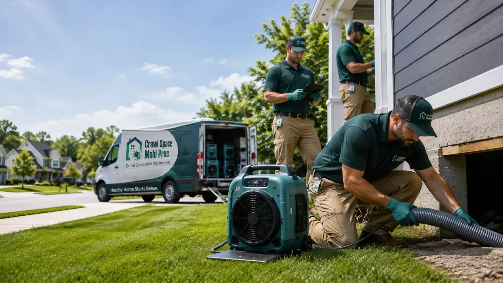 Crawl Space Mold Removal in Burbank, OH